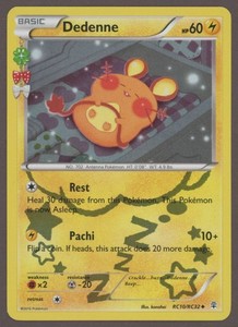 Pokemon XY Generations Dedenne Uncommon #RC10/RC32