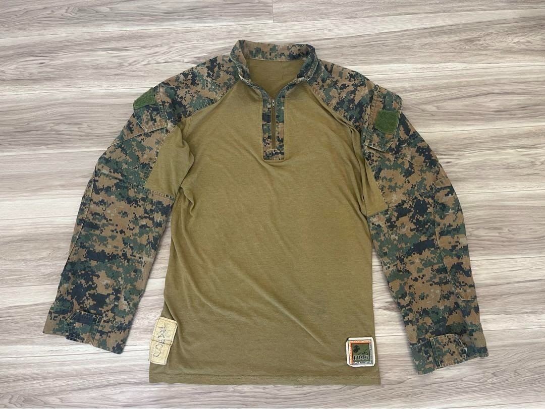 新品　未使用品　米軍　実物　FROG COMBAT SHIRT SMALL USMC FROG Combat Shirt, Desert MARPAT - Venture Surplus