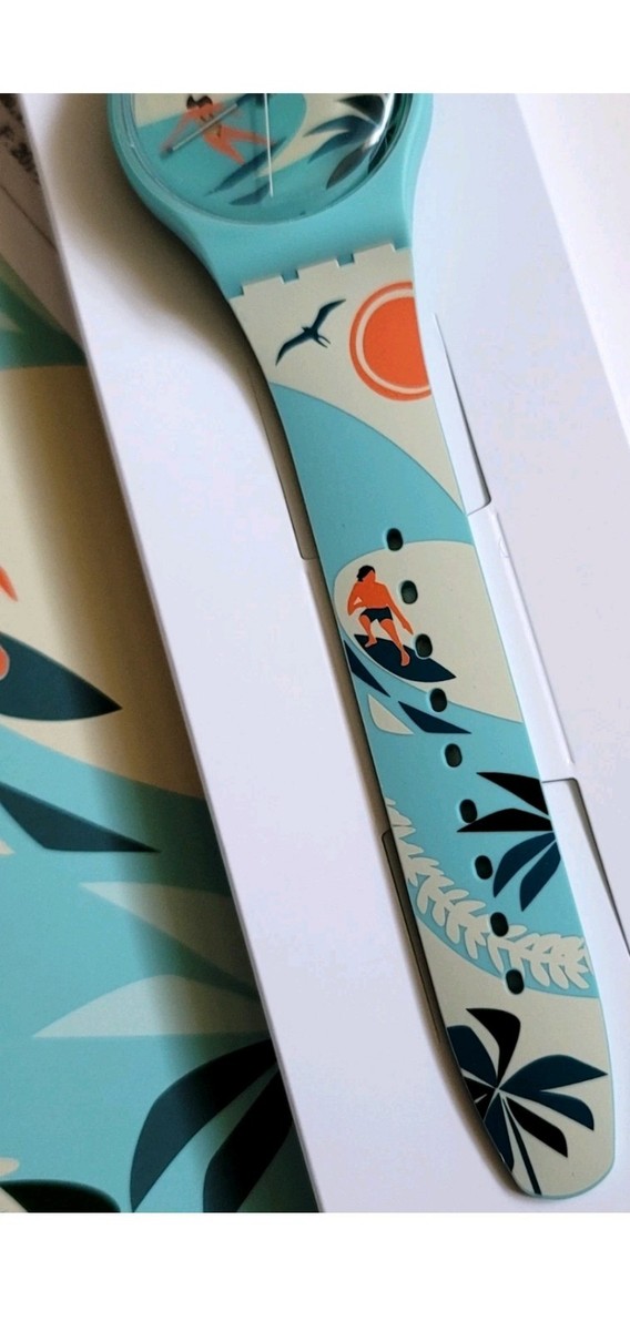 RELEASE Swatch Hawaii NEI Nick Kuchar Aloha SO29Z705 41mm