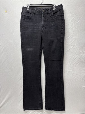 Lee Riders Mid Rise Bootcut Jeans Women s Black Denim Jeans Size 12