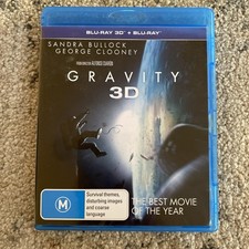 🔵Gravity 3D, Bullock Clooney - Blu-Ray DVD Disc + Fast Free Postage