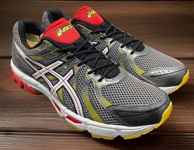 Asics GEL EXALT Black Red Gray Running Race Shoes Mens Size 12 Fast Shipping