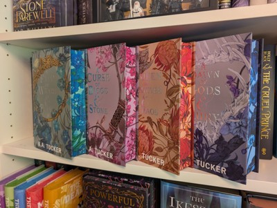 Fairyloot Signed Exclusive - Fate & Flameby K. A. Tucker 4 Book Complete Set