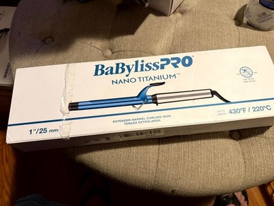 BaBylissPRO Nano Titanium 1'' Extended Barrel Curling Iron Pre-owned