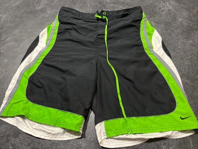 Nike Mens Swim Trunks Shorts Large L Pockets Lined