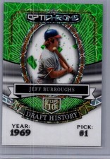 Jeff Burroughs 2025 Leaf Optichrome Baseball 1/1 Pre Production Proof