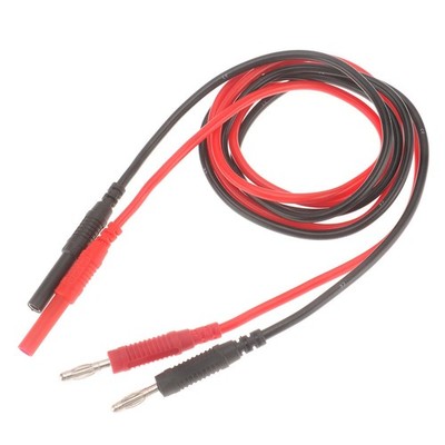 DIANN 2pcs Multimeter Test Lead Extension Male to Female, Black&Red 