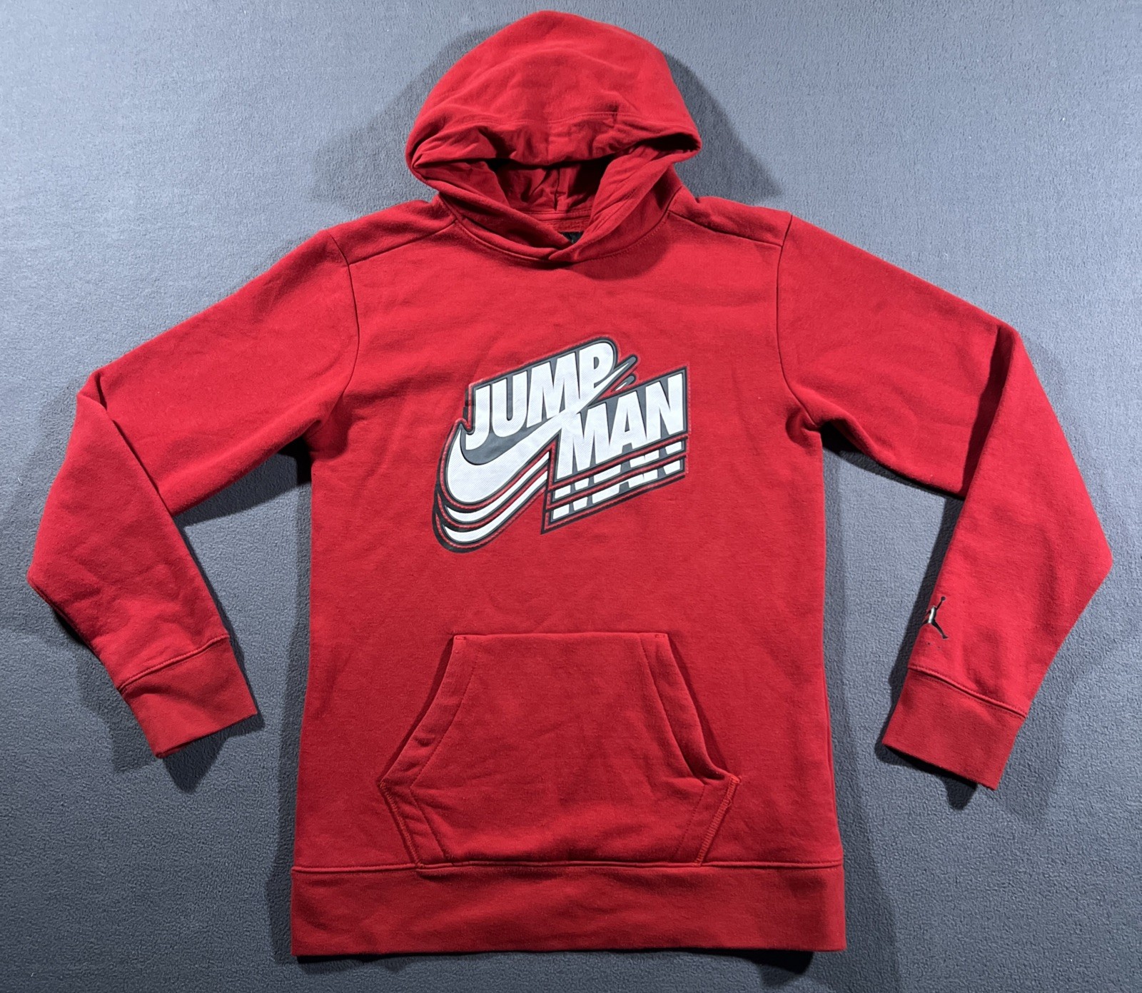 Jordan Hoodie Youth Boys XL Red Sweatshirt Pullover Air Jordan Jump Man *READ
