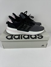 Adidas Womens X_PLR Boost Athletic Shoe Grey / Core Black / Clear Pink Size 10.5