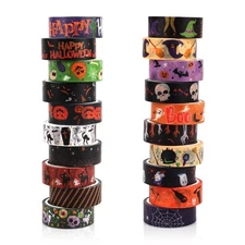 20 Rolls Halloween Washi Tape Decorative Masking for 20 rolls 
