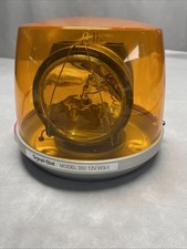 Vintage Signal Stat - Rotating Beacon Light Model 350 Amber Dot W3-1