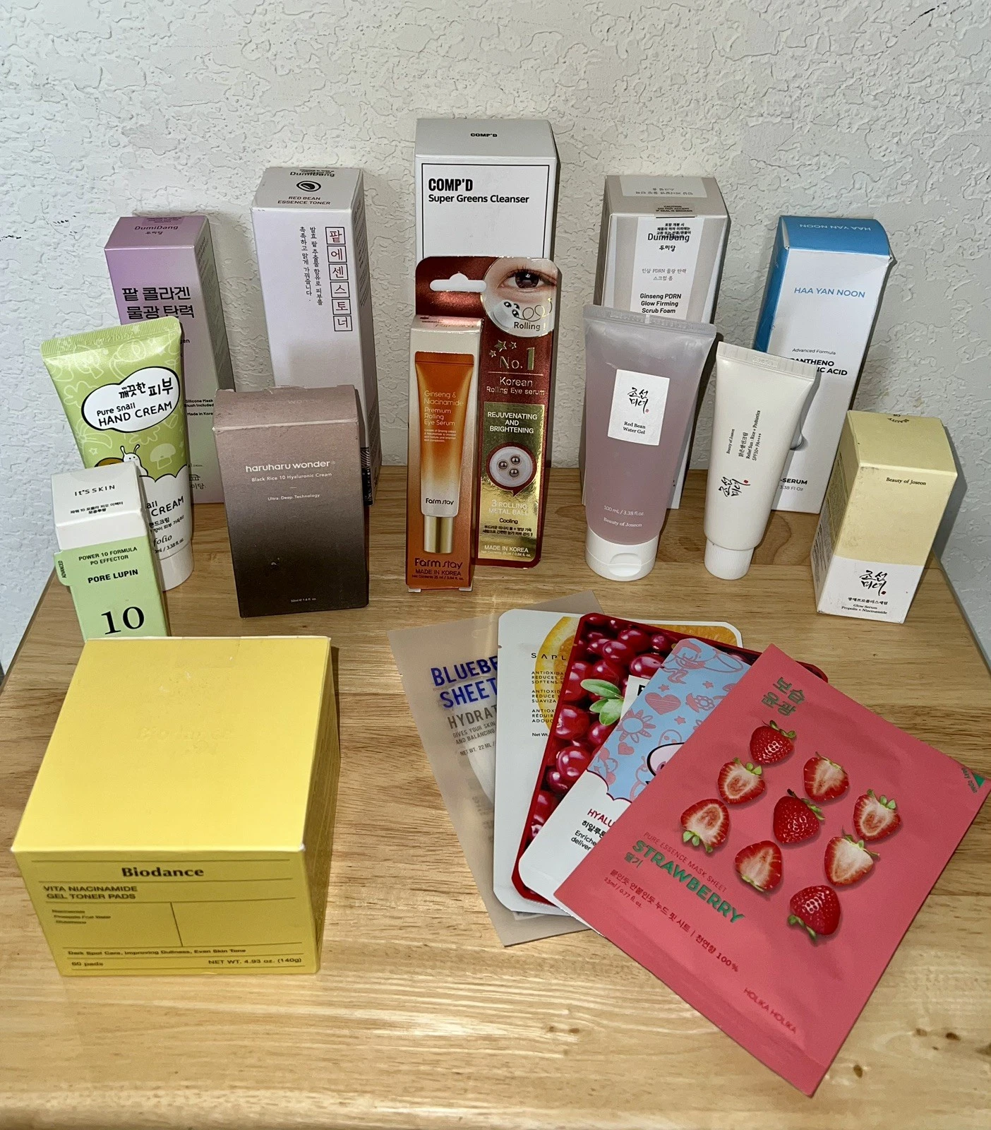 KOREAN SKINCARE LOT of NEW Products Beauty of Joseon, Biodance, Haruharu, more!
