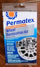 Permatex Ultra Complete Repair System WHEEL RESTORATION KIT - SILVER Rims #09142
