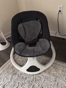 Baby electric swing Washable Cover Gray Black White Infant Age Group