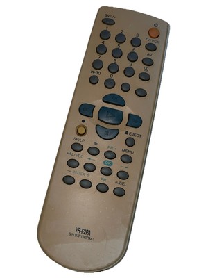 VR-F2PA 97P1R2PAA1 Fernbedienung grau kabellos Infrarot Handgerät für TV & VCR