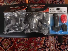 SUNLITE MX Side Pull Brake set/ Front and Rear 73-92mm/Including LED Light Set