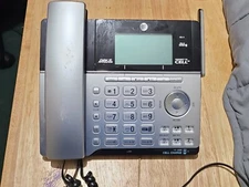 AT&T TL86103 DECT 6.0 2 Line Phone System Telephone Answering - Working