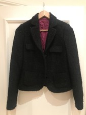 Liu Jo Black Tweed Blazer Size S