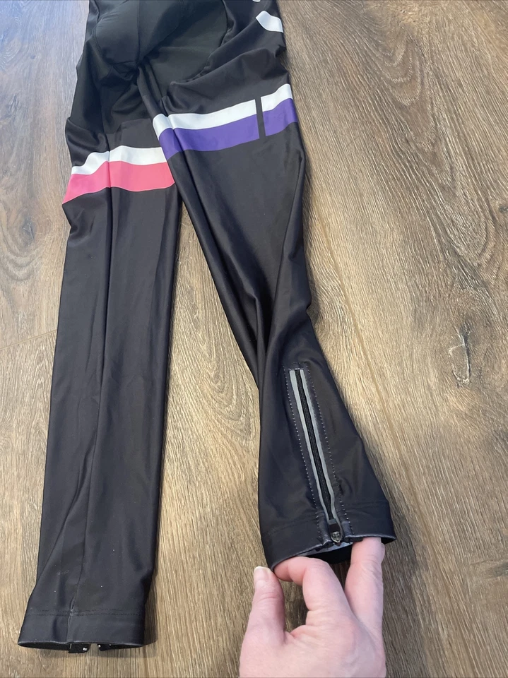 Medias con tirantes LIV negras/blancas/rosas con correa de malla acolchada talla M Foto 2 de 4