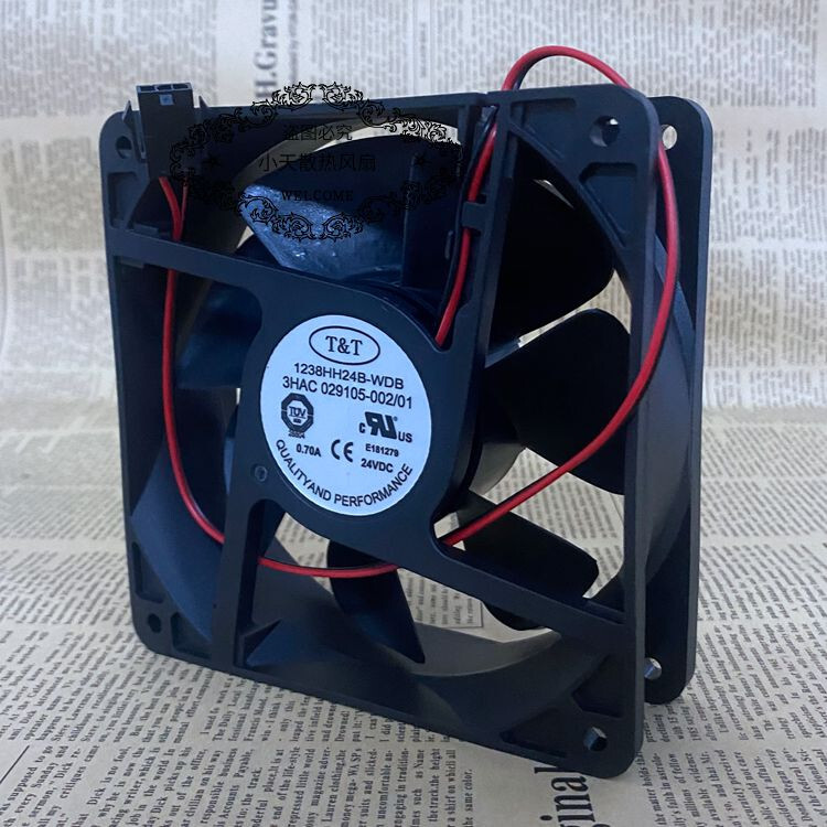 1238HH24B-WDB 24v ABB robot controller fan 3HAC029105-001 002 with connector