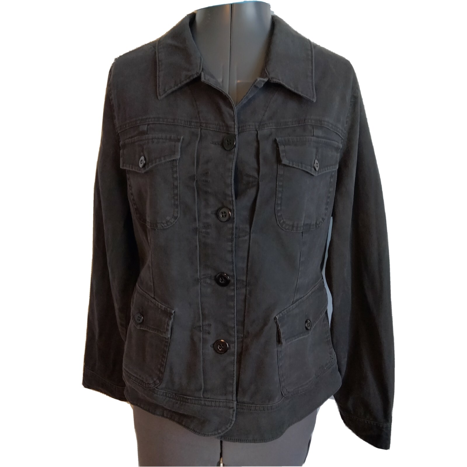 Solitaire Ravi Khosla Utility Cargo Jacket L Pockets … Gem