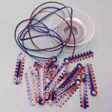 Dental Orthodontic Power Chain Elastic Rubber Braces Bands Ultra Long/Short/Clos