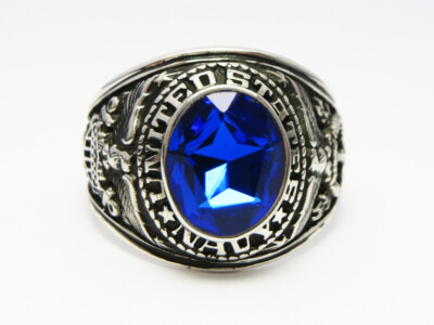 SILVER 925 , RING ,US NAVY , UNITED STATES , USA , USN , NAVY , US size 10.25 SILVER 925 , RING ,US NAVY , UNITED STATES , USA , USN , NAVY , US size 10.25