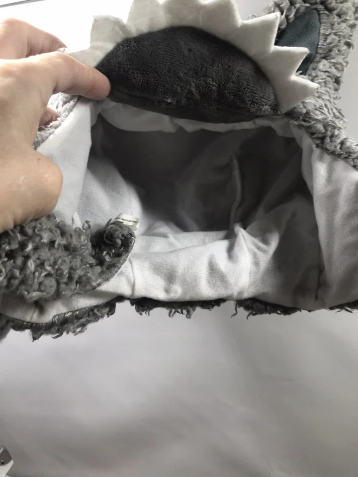 CuteMONSTER Peluche Animal Invierno Sombrero Cálido Niños Adultos Gorro con Solapas Mentón Pliegue Foto 4 de 4