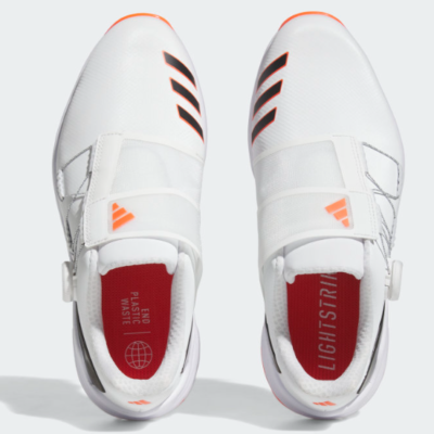 Adidas ZG23 BOA Light Strike Golf Shoes 'White/Orange'- GY9716