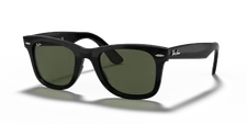 Ray-Ban Wayfarer Ease Polished Black/G-15 Green 50mm Sunglasses RB4340 601 50-22