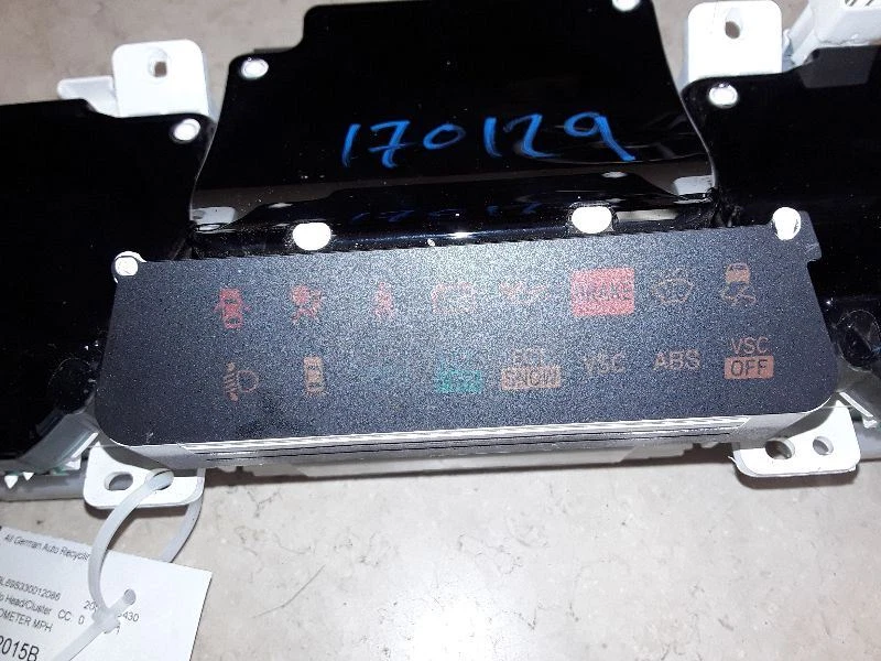 01 02 03 04 05 LEXUS GS430 VELOCÍMETRO MPH Foto 2 de 4