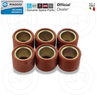 Kit 6 Rollen Masse Variator Original Piaggio Vespa GTV 300