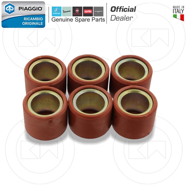 Kit 6 Rollen Masse Variator Original Piaggio Vespa GTV 300-image