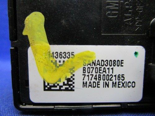 2018 18 Chevrolet Silverado 1500 Passenger Window Control Switch PN 23436335 - Picture 5 of 6