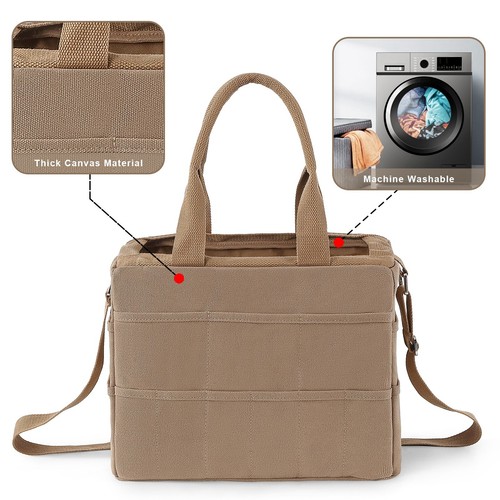Art Craft Supply & Pottery Studio Bag 36 Pockets Detachable Shoulder Strap Pad - Picture 8 of 10