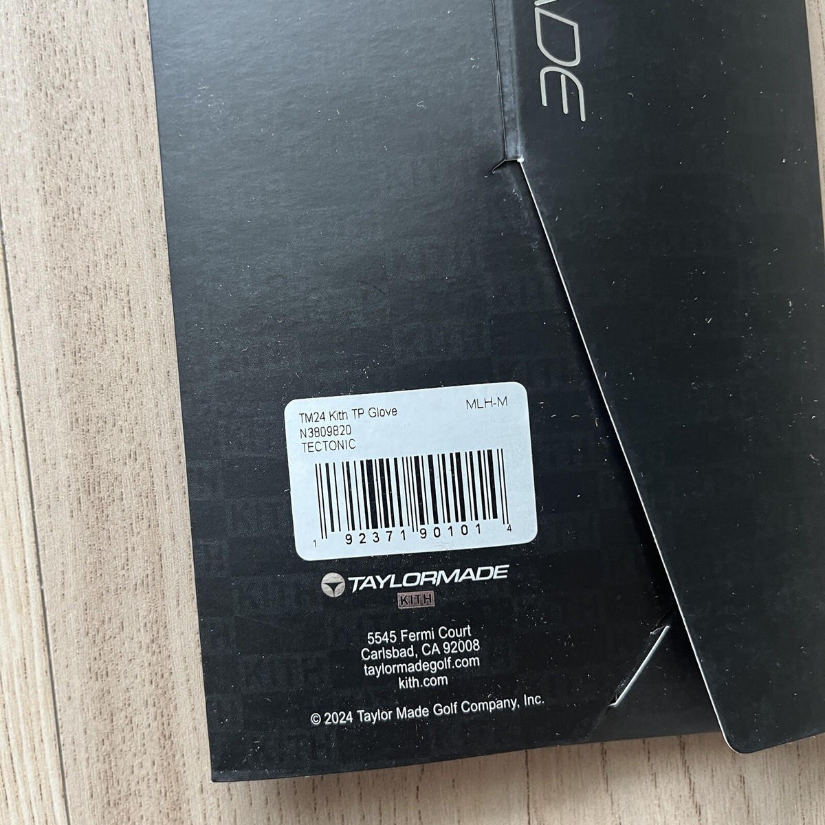 KITH TaylorMade TP Golf Glove SS24 Med M Tectonic Brown