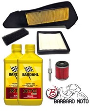 KIT TAGLIANDO XMAX X-MAX 300 2019-2024 BARDAHL XTC 10W40 + FILTRI ARIA + CANDELA