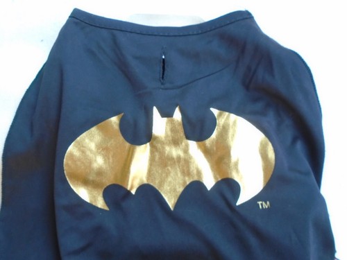 NUOVO DC COMICS ORIGINALS BATMAN BATGIRL CANE ANIMALE DOMESTICO COSTUME CON MANTELLO CANE PICCOLO TAGLIA L - Foto 6 di 13