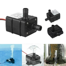 Mini Water Pump Quiet 12V 240L/H USB Brushless Motor Submersible Pool Water Pump