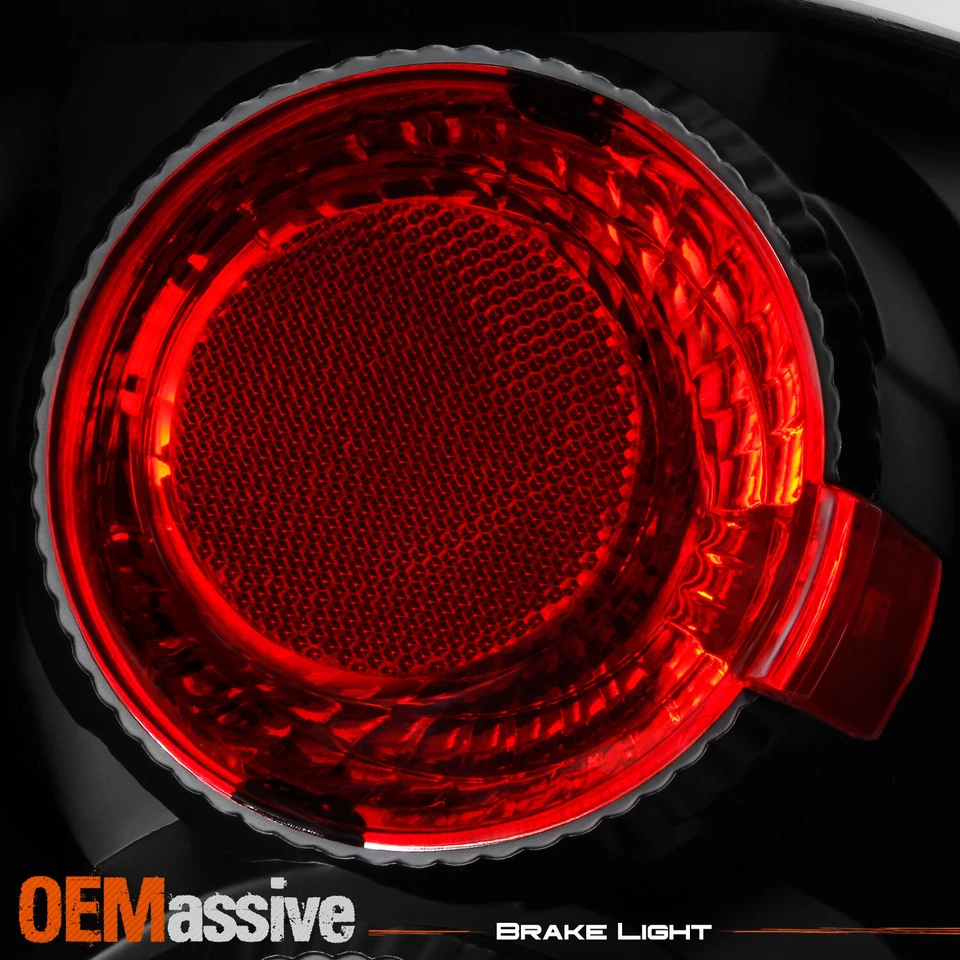 Par de luces de freno traseras negras para Toyota Matrix Base Xr Xrs Wagon JDM para 03-05 Foto 4 de 4