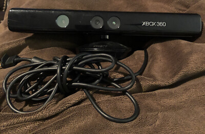 Genuine Microsoft XBOX 360 Kinect Sensor Bar Model 1473 Black with USB - Tested