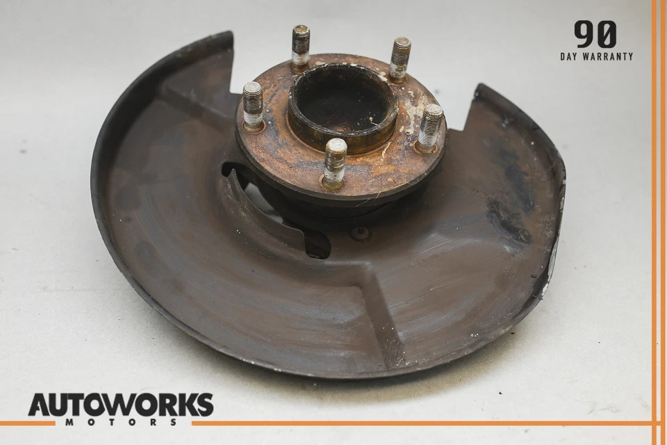 98-06 Jaguar XJR X308 XK8 XKR X100 передний левый шпиндель костяшки ступицы с щитом OEM - Изображение 3 из 4