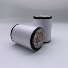 White All Purpose Spun Polyester Sewing Thread 600 Yard Spool DIY Hand Machine