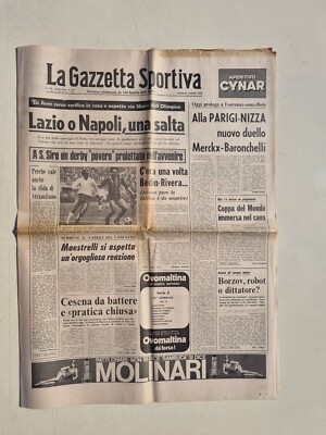 Gazetta Dello Sport - 6 Mars 1979 - Rocky Mattioli, Enzo Ferrari, Perugia-Milan