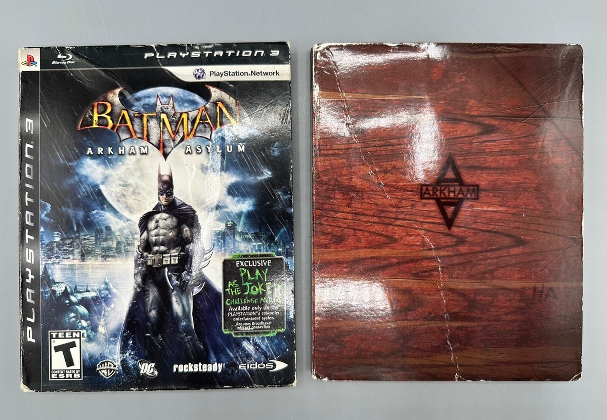 Batman Arkham Asylum Collector's Edition PS3 PlayStation 3 2 Disc