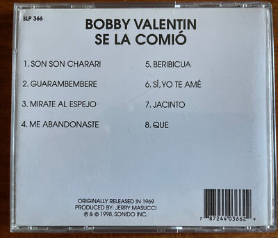 Se la Comió by Bobby Valentín (CD, May-2000, Fania) 787244036629| eBay