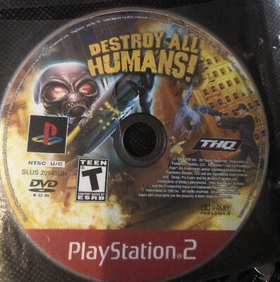 Destroy All Humans - PS2 PlayStation 2 Disc Only