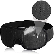 3D Eye Cover Travel Relax Sleep Aid Blindfold Sleeping Eye Mask Soft Padded *