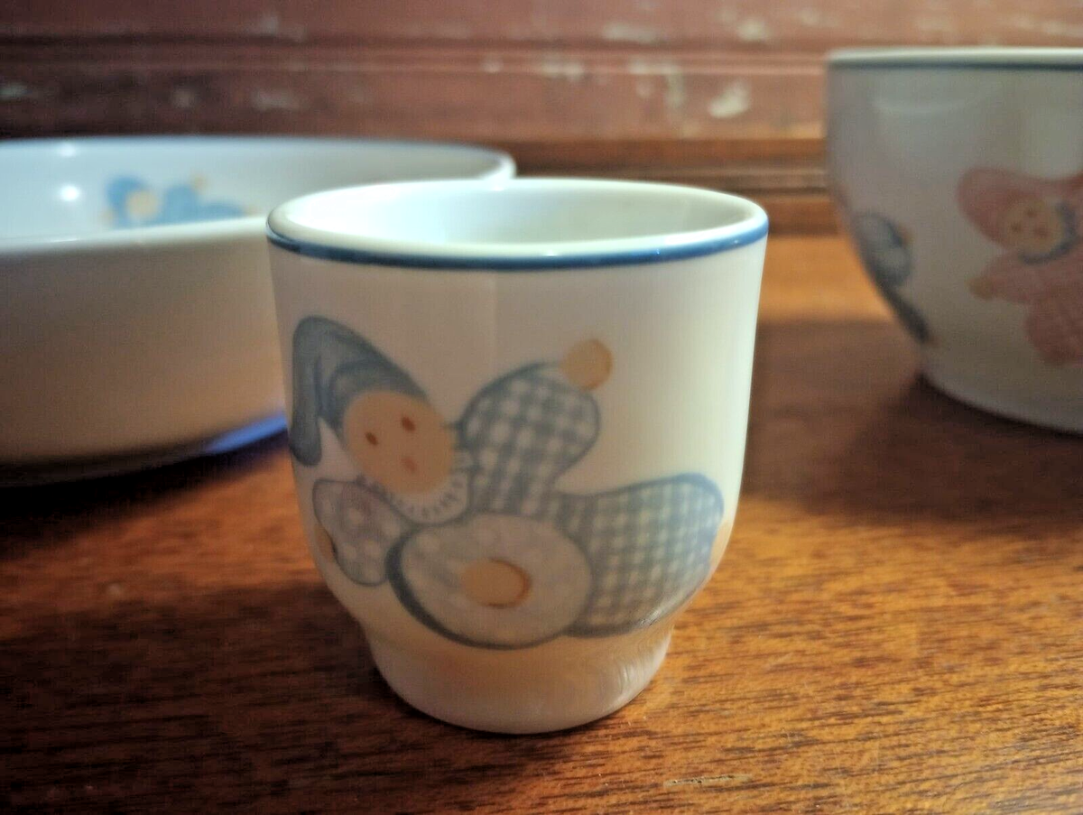 MOULIN ROTY 3 pc Child's Dinnerware Set ~ 2 Bowls and 1 Cup | eBay
