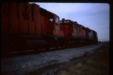 Railroad Slide - Detroit Toledo & Ironton #252 Locomotive 1983 Riga Michigan
